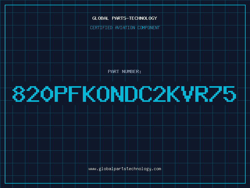 Aviation Part 820PFKONDC2KVR75