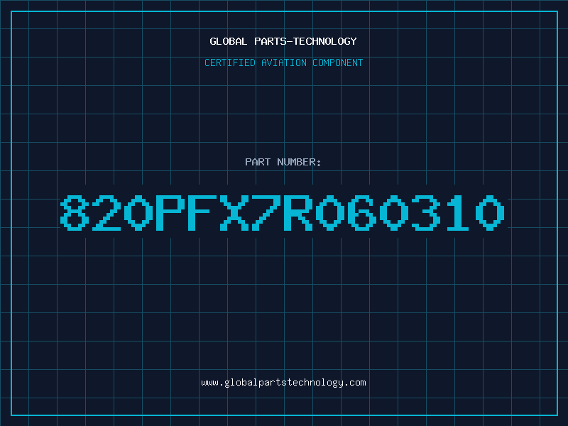 Aviation Part 820PFX7R060310