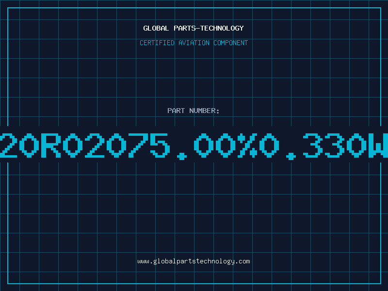 Aviation Part 820R02075.00%0.330WT