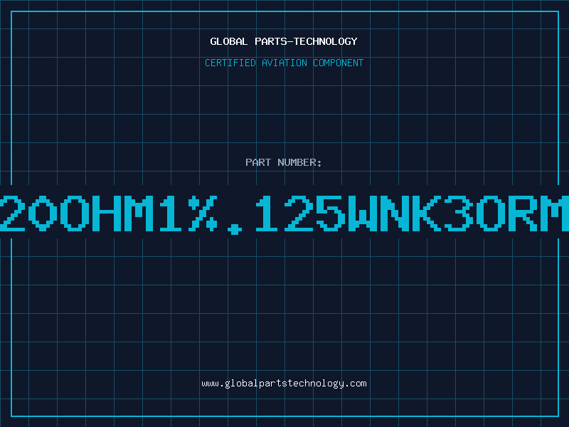 Aviation Part 820ohm1%.125WNK3orMF