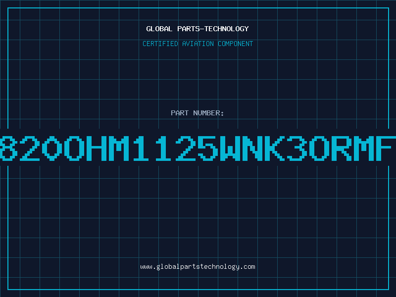 Aviation Part 820ohm1125WNK3orMF