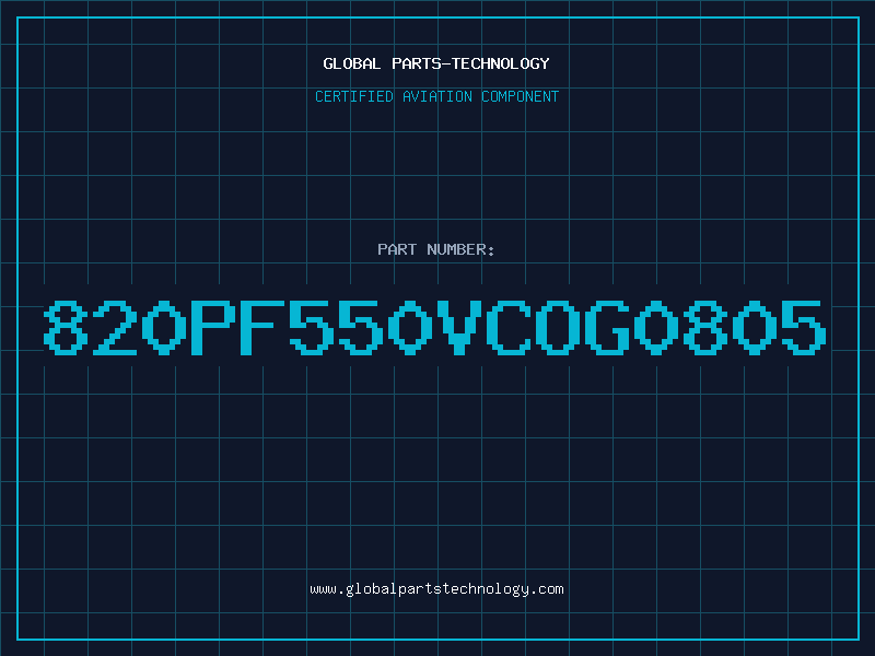 Aviation Part 820pF550VCOG0805