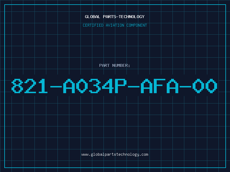 Aviation Part 821-A034P-AFA-00