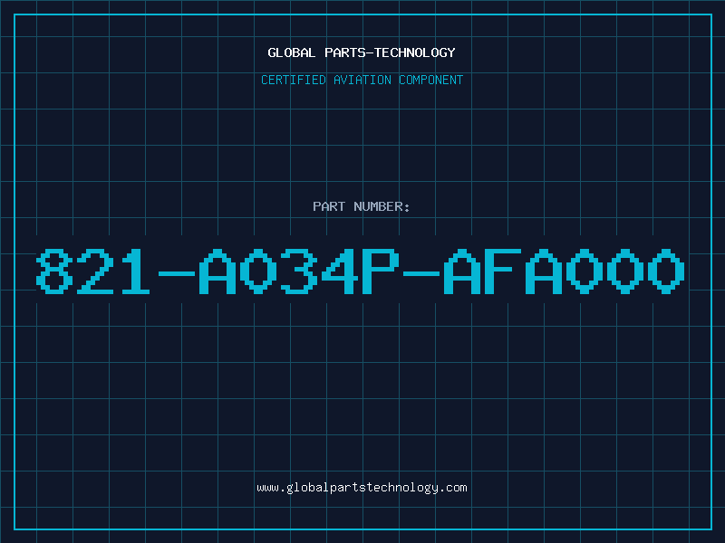 Aviation Part 821-A034P-AFA000