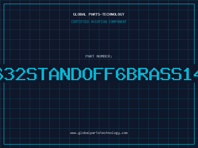 Aviation Part 8213B0632STANDOFF6BRASS1432X275