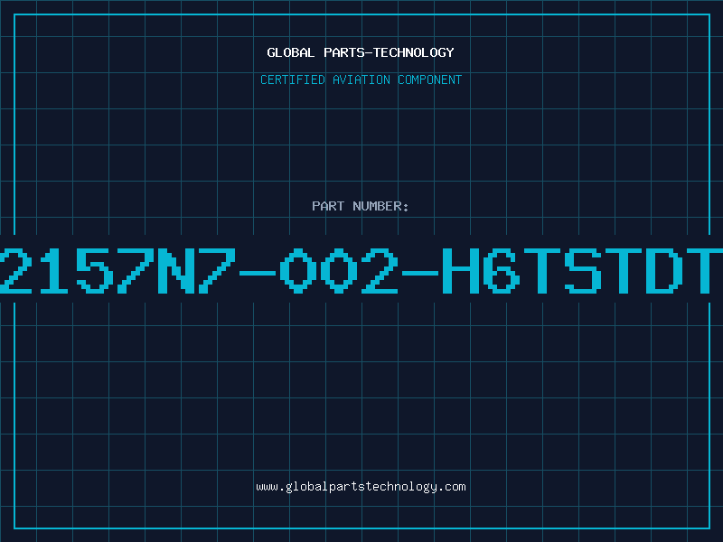 Aviation Part 82157N7-002-H6TSTDTS