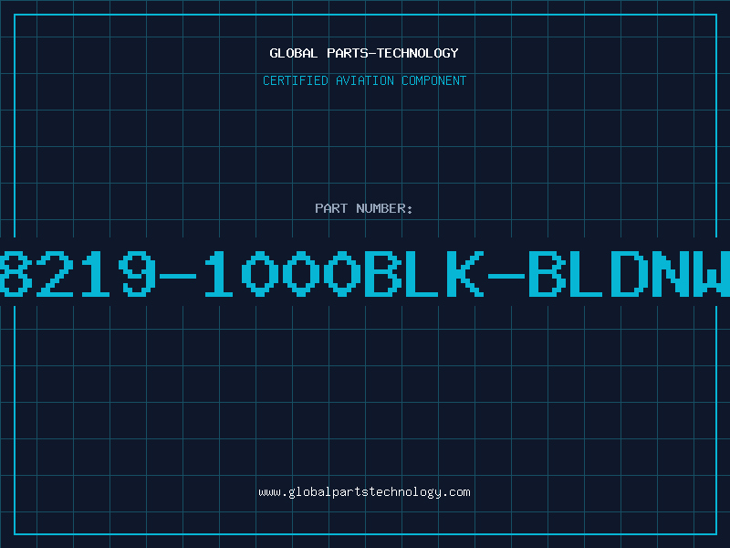 Aviation Part 8219-1000BLK-BLDNW