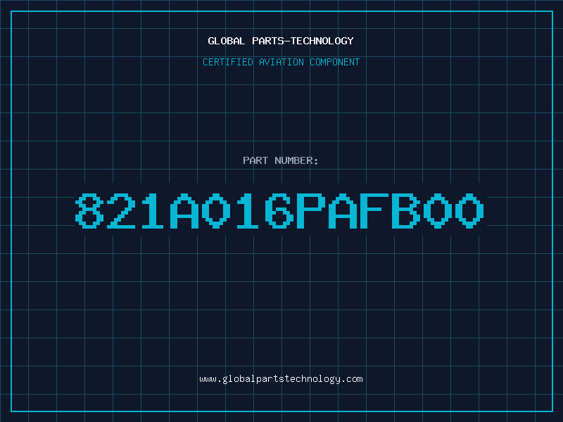 Aviation Part 821A016PAFB00