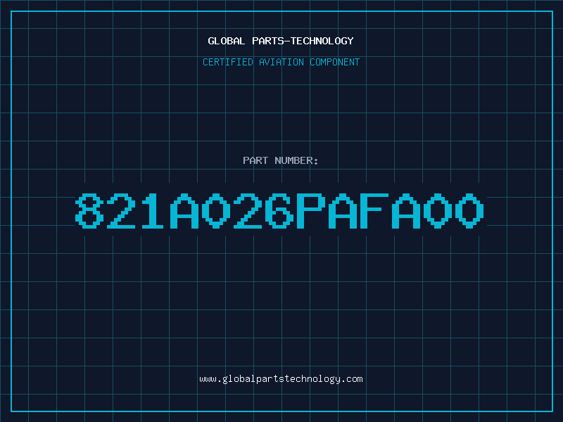 Aviation Part 821A026PAFA00