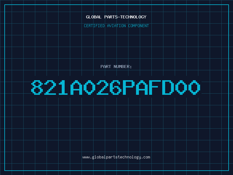 Aviation Part 821A026PAFD00