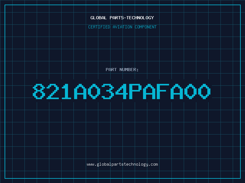 Aviation Part 821A034PAFA00