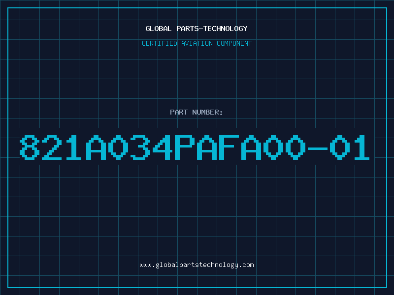 Aviation Part 821A034PAFA00-01