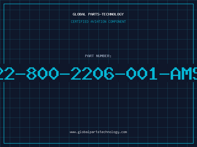 Aviation Part 822-800-2206-001-AMSP