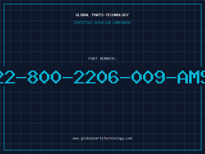 Aviation Part 822-800-2206-009-AMSP