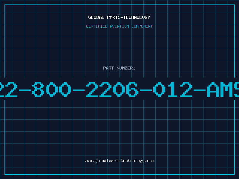Aviation Part 822-800-2206-012-AMSP