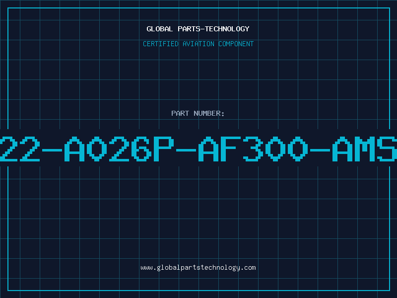 Aviation Part 822-A026P-AF300-AMSP