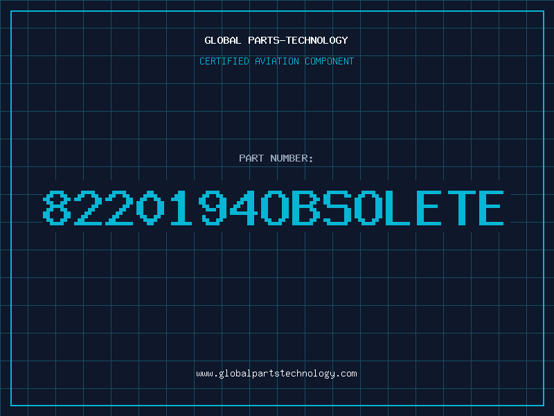 Aviation Part 8220194OBSOLETE