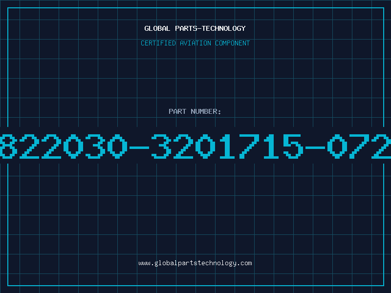 Aviation Part 822030-3201715-072