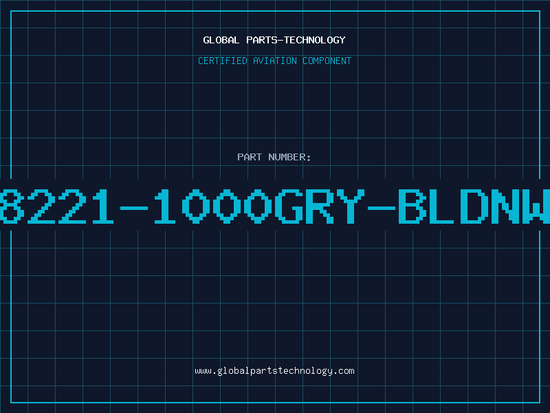 Aviation Part 8221-1000GRY-BLDNW