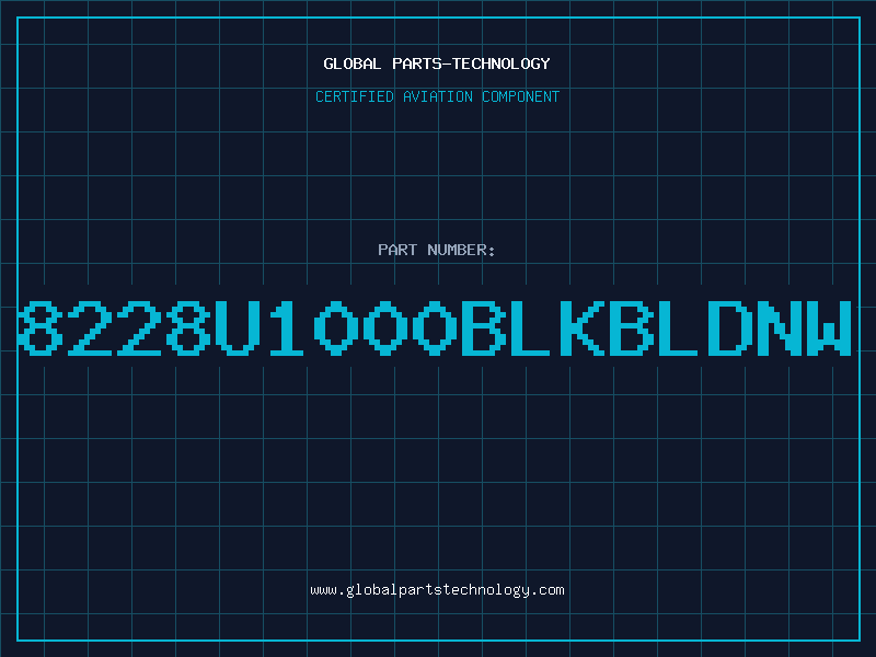 Aviation Part 8228U1000BLKBLDNW