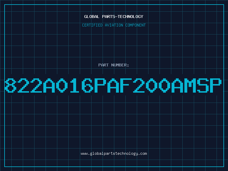 Aviation Part 822A016PAF200AMSP