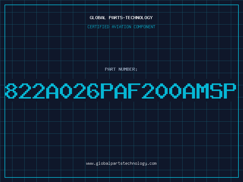 Aviation Part 822A026PAF200AMSP