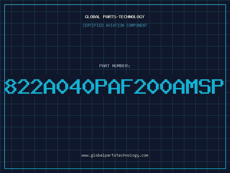 Aviation Part 822A040PAF200AMSP