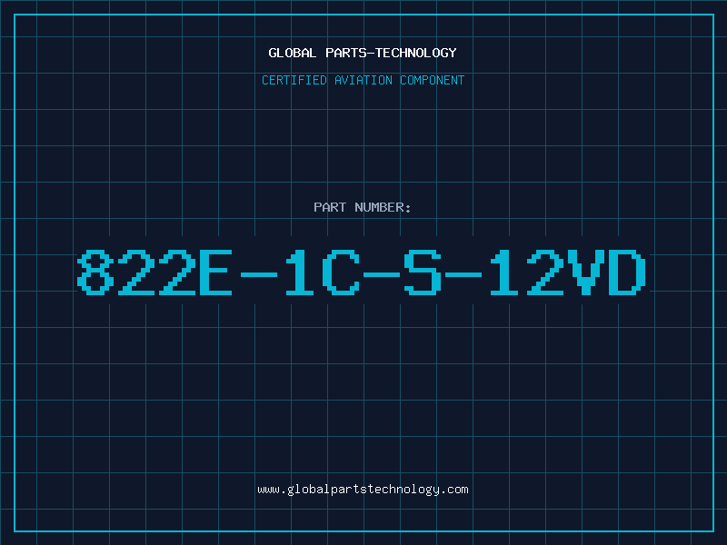 Aviation Part 822E-1C-S-12VD