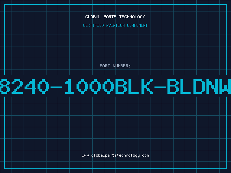 Aviation Part 8240-1000BLK-BLDNW