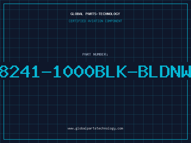Aviation Part 8241-1000BLK-BLDNW