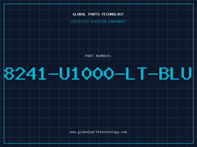 Aviation Part 8241-U1000-LT-BLU