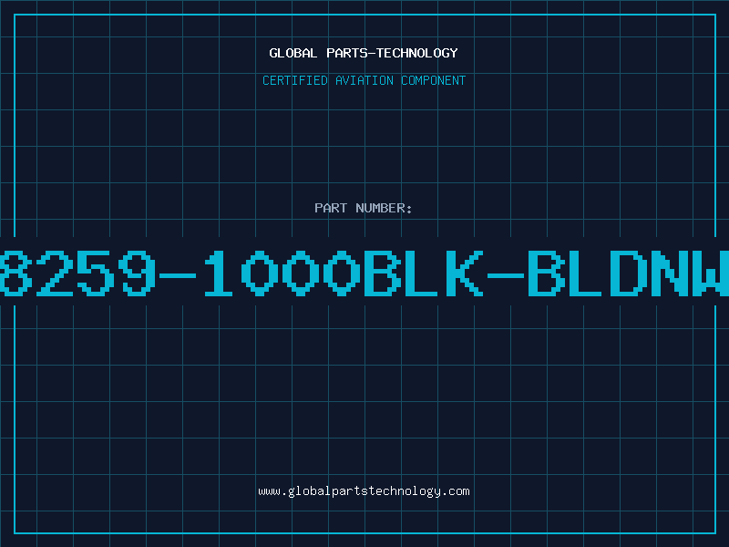 Aviation Part 8259-1000BLK-BLDNW