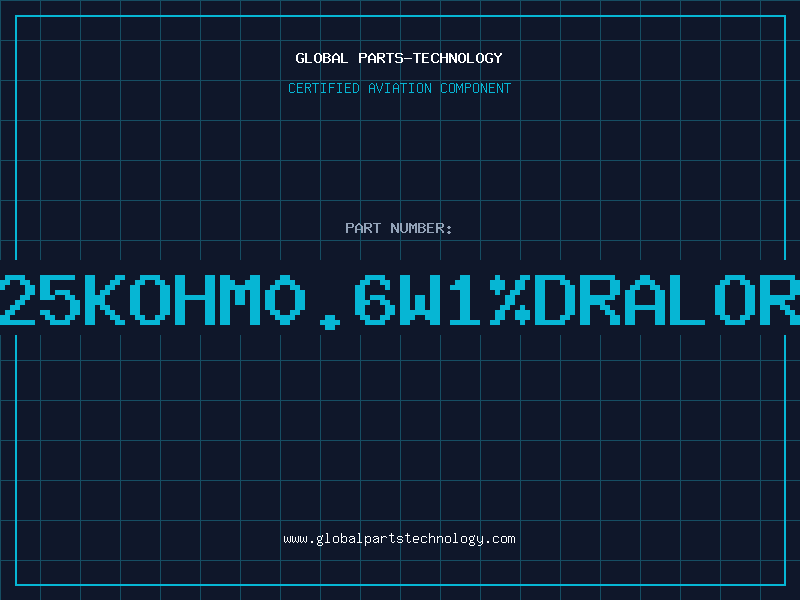 Aviation Part 825KOHM0.6W1%DRALORI