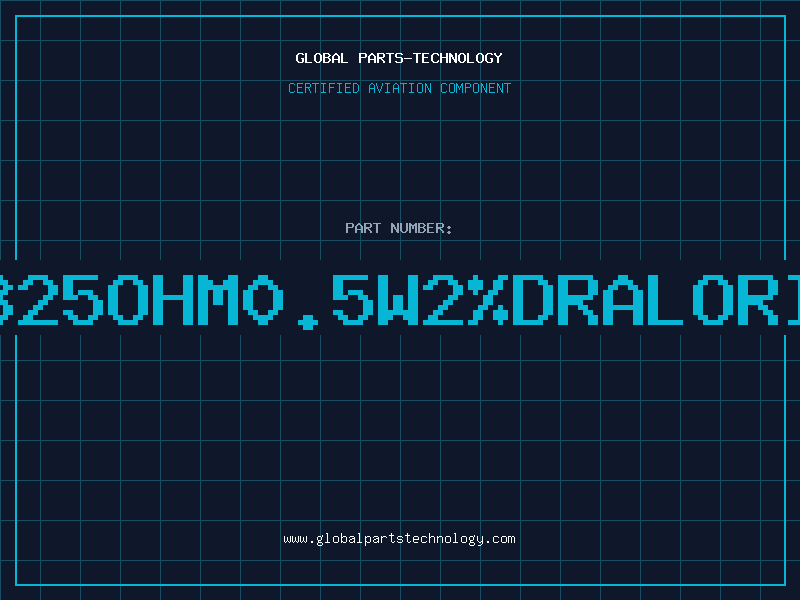Aviation Part 825OHM0.5W2%DRALORI