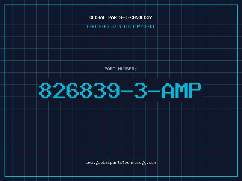 Aviation Part 826839-3-AMP