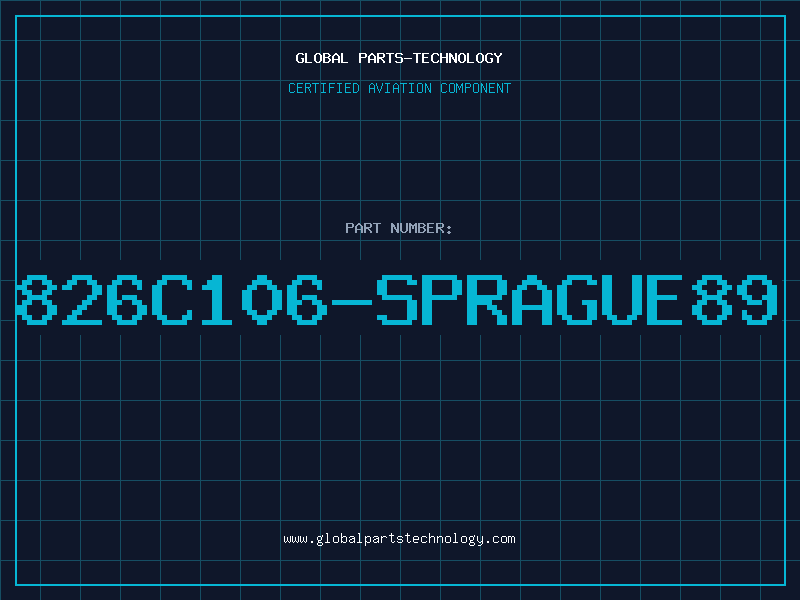 Aviation Part 826C106-SPRAGUE89