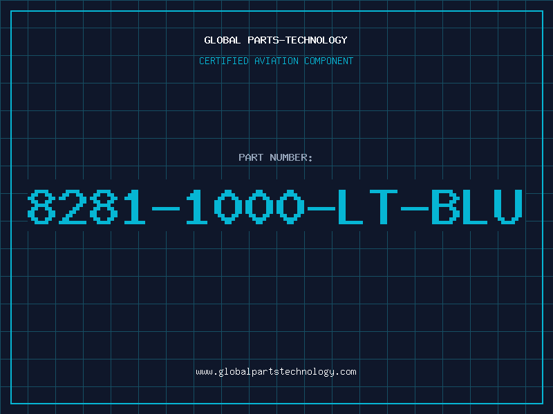 Aviation Part 8281-1000-LT-BLU