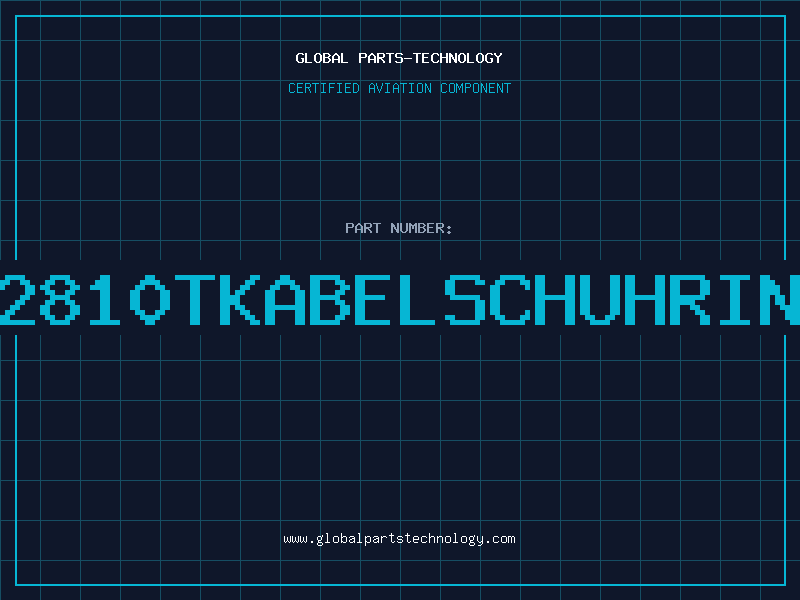 Aviation Part 82810TKabelschuhRing