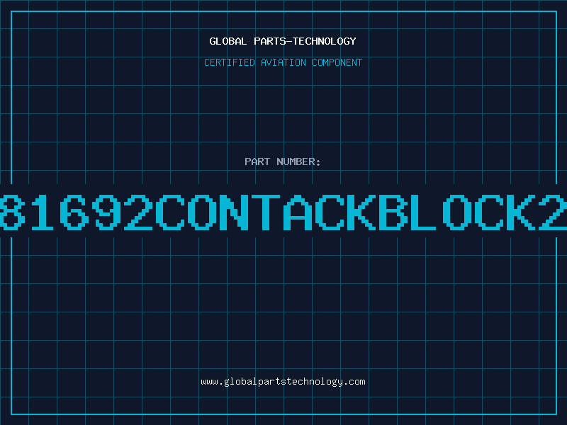 Aviation Part 8281692CONTACKBLOCK2X7