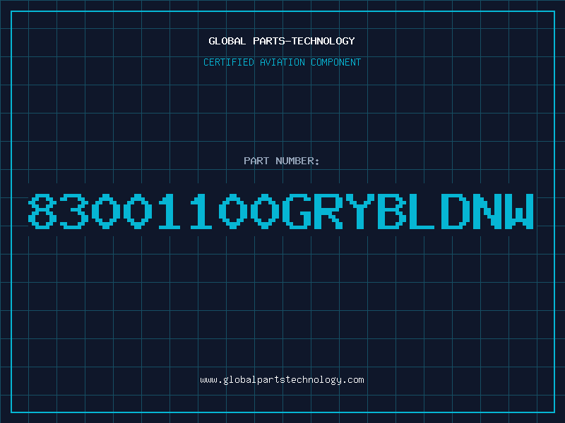 Aviation Part 83001100GRYBLDNW