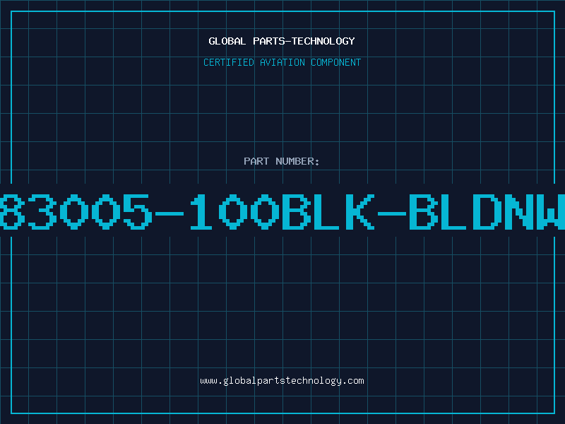Aviation Part 83005-100BLK-BLDNW