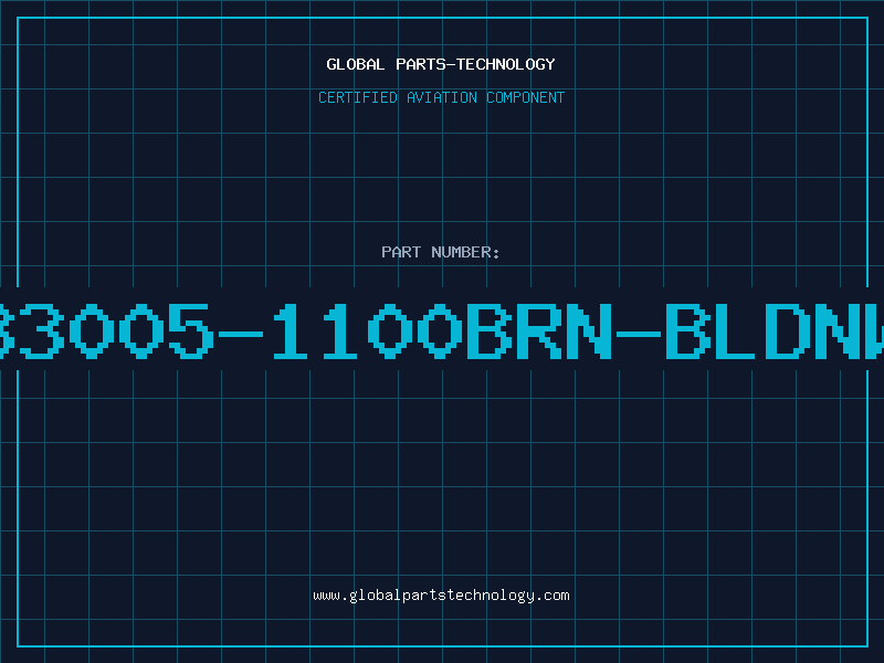 Aviation Part 83005-1100BRN-BLDNW
