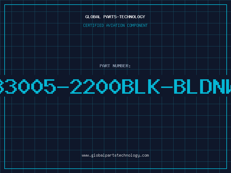 Aviation Part 83005-2200BLK-BLDNW