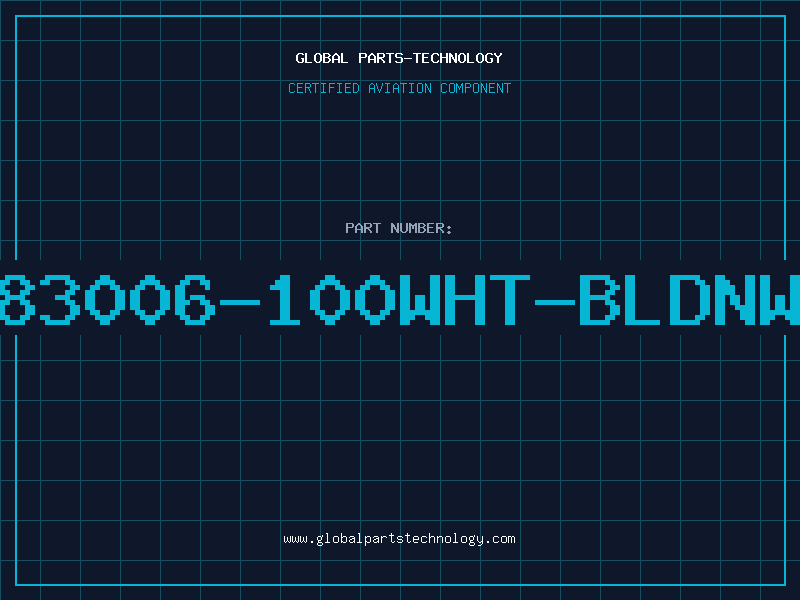 Aviation Part 83006-100WHT-BLDNW