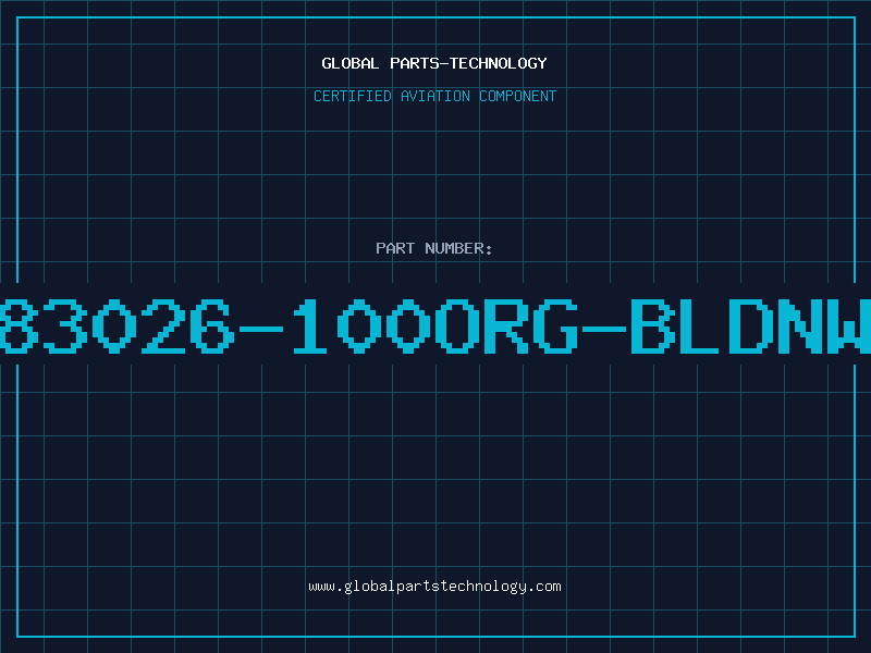 Aviation Part 83026-100ORG-BLDNW