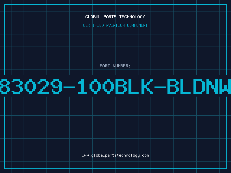 Aviation Part 83029-100BLK-BLDNW