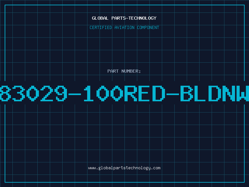 Aviation Part 83029-100RED-BLDNW