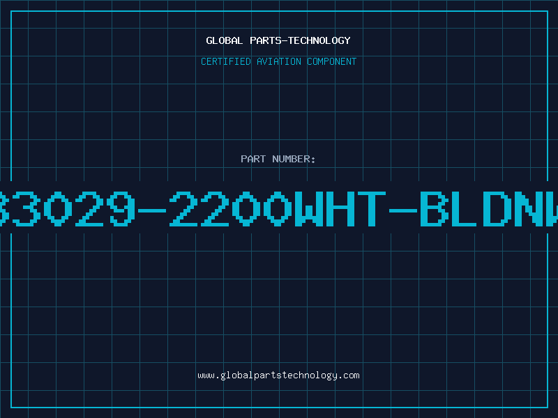 Aviation Part 83029-2200WHT-BLDNW