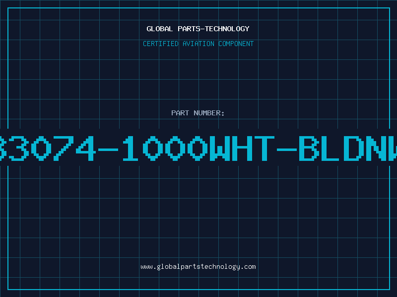 Aviation Part 83074-1000WHT-BLDNW