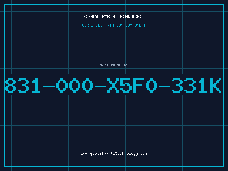 Aviation Part 831-000-X5F0-331K